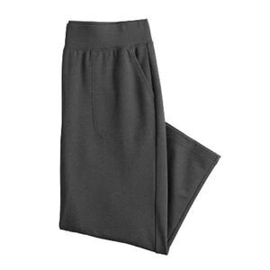 Croft and Barrow Straight Leg Capri Pants Skimmer Midrise Black Size M